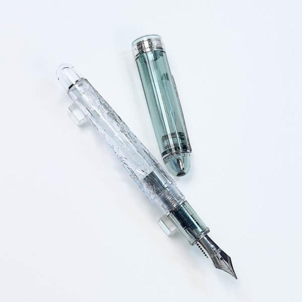 플래티넘 센츄리 #3776 만년필 후지 운케이 키누구모