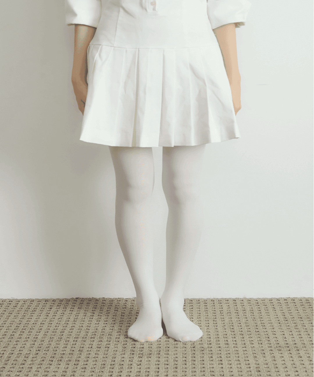 [IHM25FWST02] 	뉴 컬러 스타킹 60D 화이트