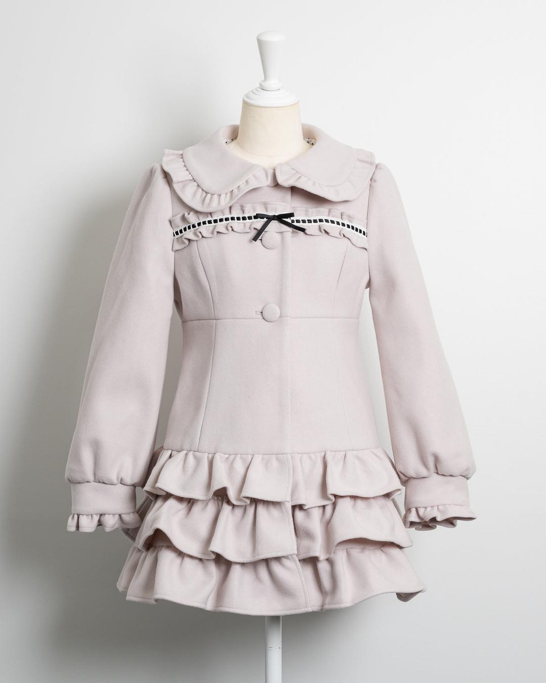 はしごレースティアードミニコート