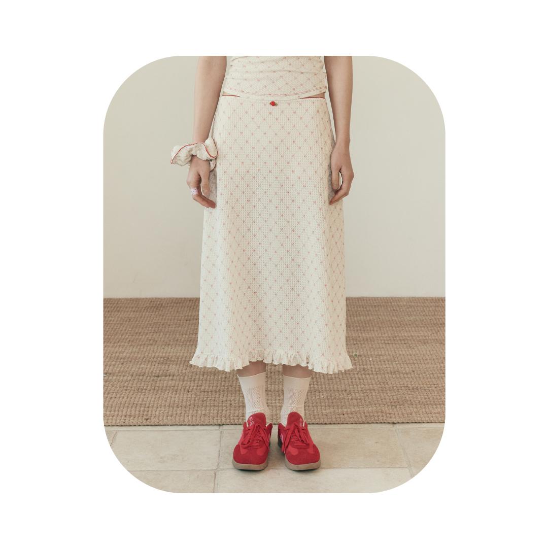 FLOWER skirt cream
