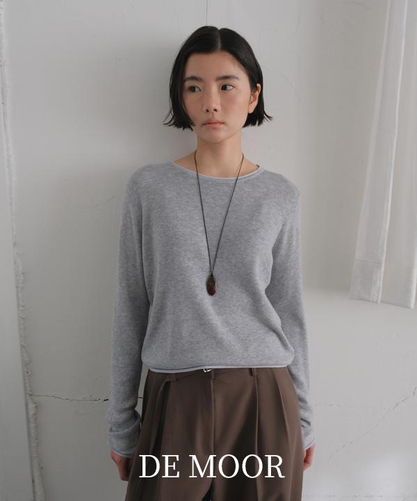 드무어 [유튜버 pick!] [리리X드무어] [DEMOOR] 모던즈 배색 스탠다드 니트 (라운드넥/브이넥)