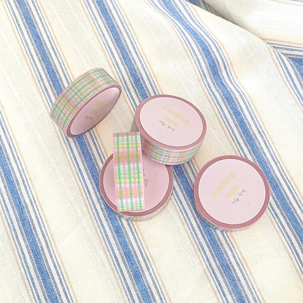 [아이민잇] 샐리 체크 마스킹테이프