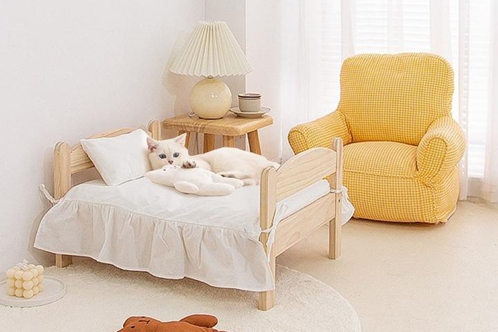 반려동물 원목 인테리어 강아지 쇼파 고양이 소파 침대 펫테리어