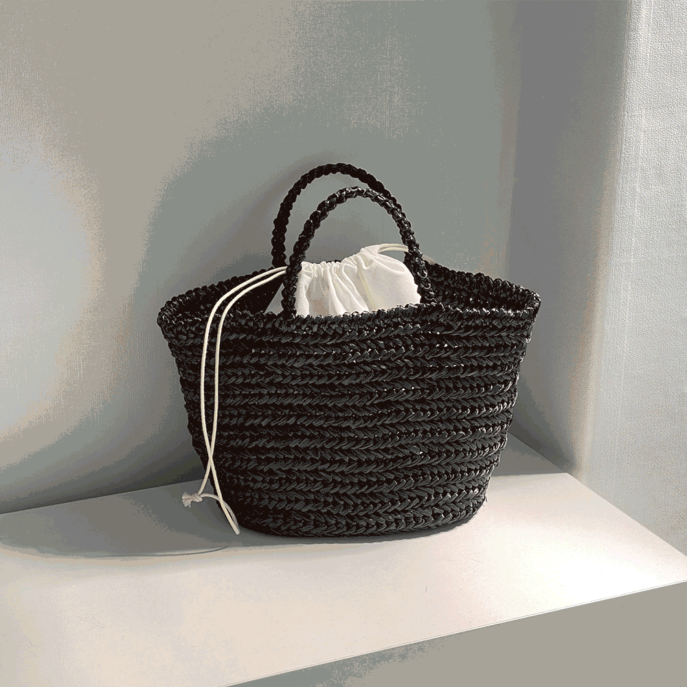 이지 헤링본백 DIY KIT(토트&숄더백 / 라피아&종이실 / 코바늘 실버백 키트 드래곤백 뜨기 뜨개 패키지)