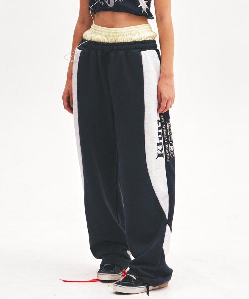 Specialday Bam Logo Sweatpants Navy