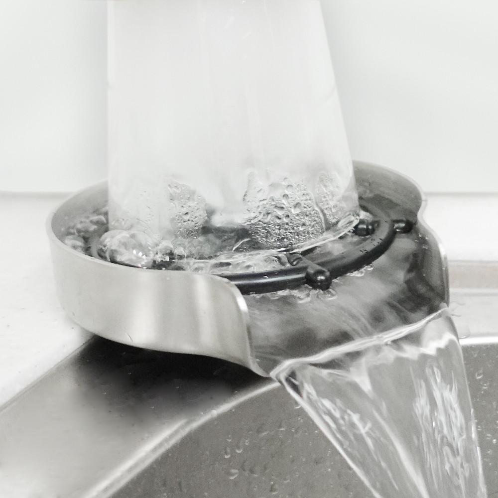 커빙 스텐 피처린서 워터스테이션 고압 피쳐린서 컵워셔 콤팩트 피처린서 실버