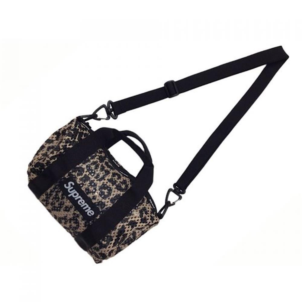 SUPREME 슈프림 레오파드 호피 매쉬 미니 더플백 가방 Mesh Mini Duffle Bag Leopard 23SS 일본직구