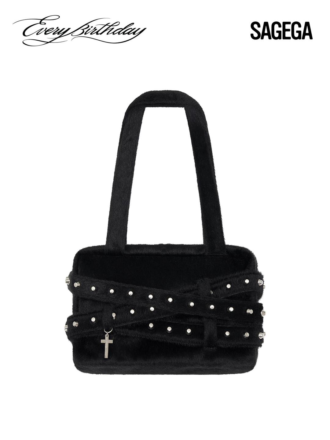 [SAGEGA X EVERYBIRTHDAY] Fur Choker Compact Bag