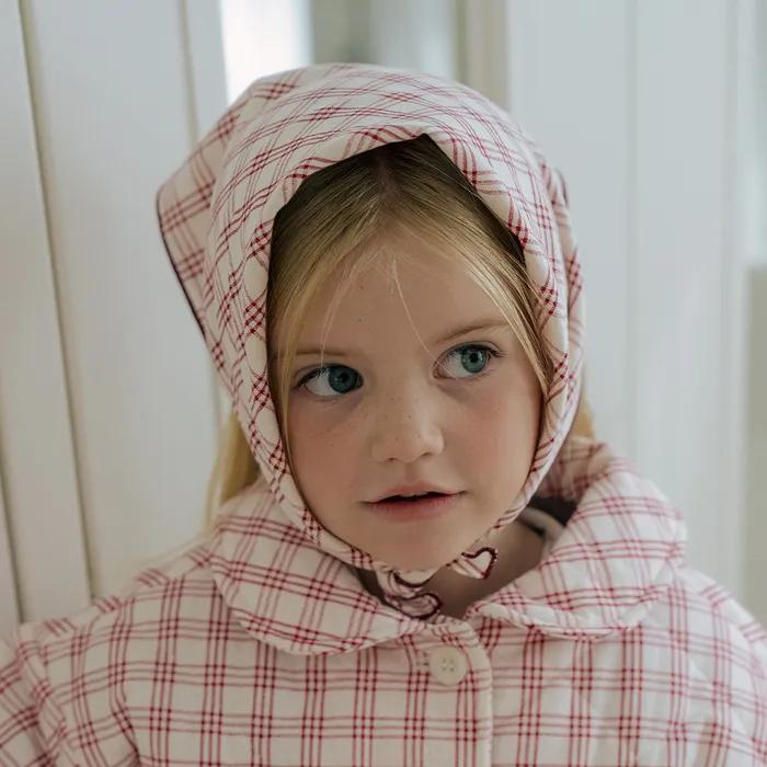 러스트 체크 스카프(2color)