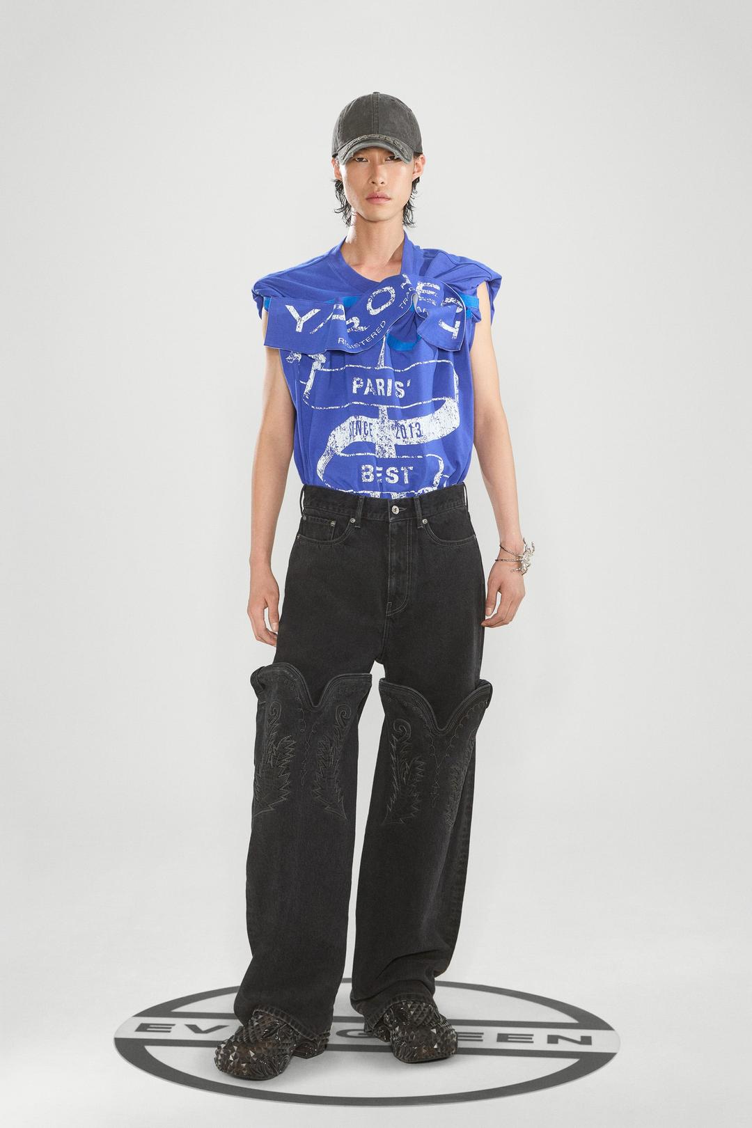 EVERGREEN MAXI COWBOY CUFF JEANS