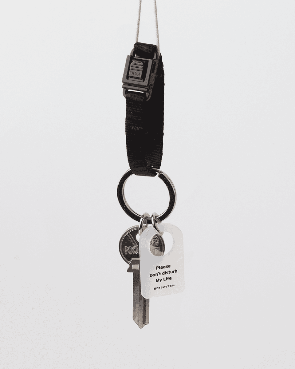 Please Do not disturb (Webbing buckle) (Silver) (호텔 도어 태그)