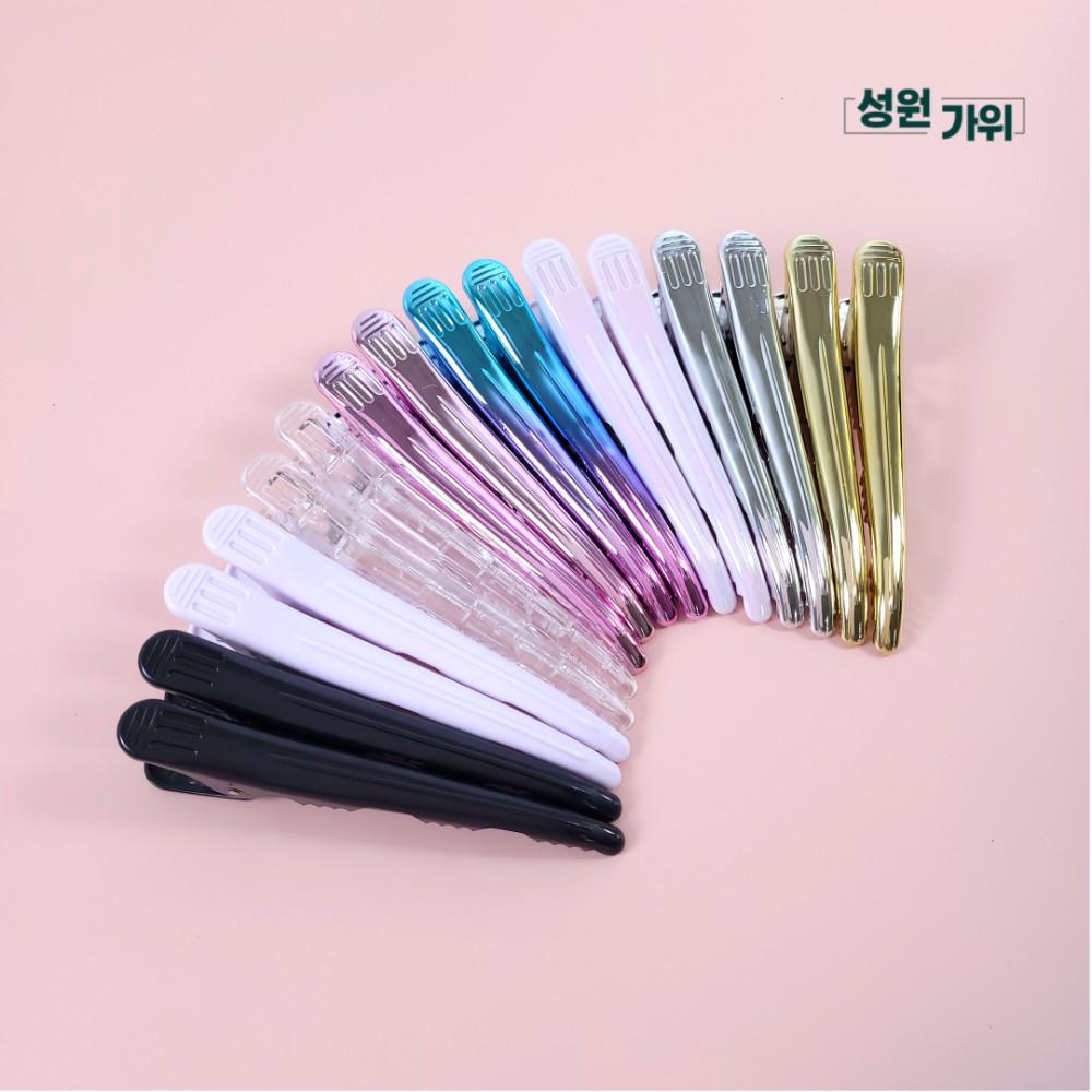 이글 헤어핀셋 2p 커트핀셋 미용실집게핀 마스터