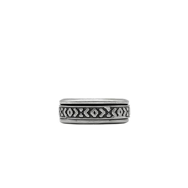 Vintage Mexico Braided Spin 925silver Ring