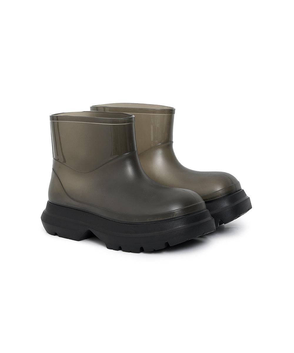 [NEW 10%ㅣ06.23이내 출고] GLAIR FLATFORM SHORT BOOTS - BLACK