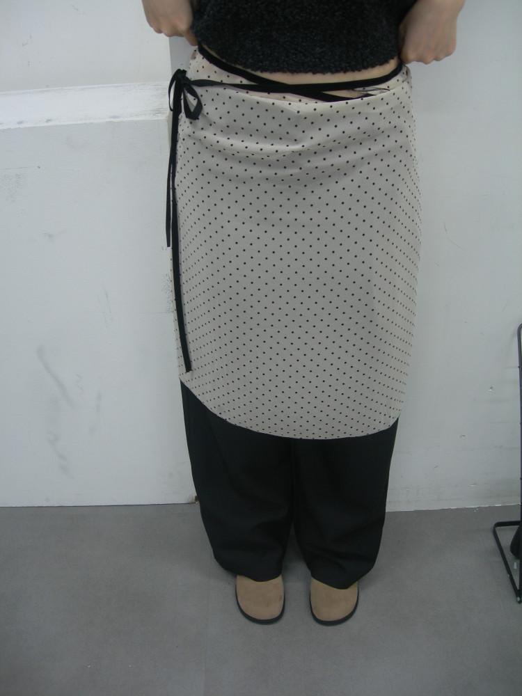 BLANKET LAYERD SKIRT 블랭킷 레이어드 랩 스커트 (beige)