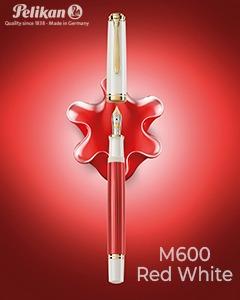 펠리칸 소버린 M600 레드 화이트 만년필 스페셜 에디션