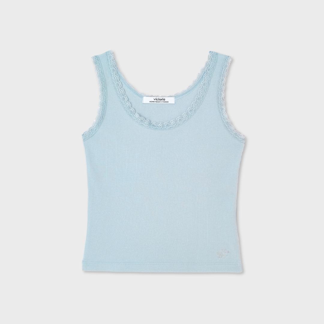HBT Glow Lace Tank Top (SKY BLUE)