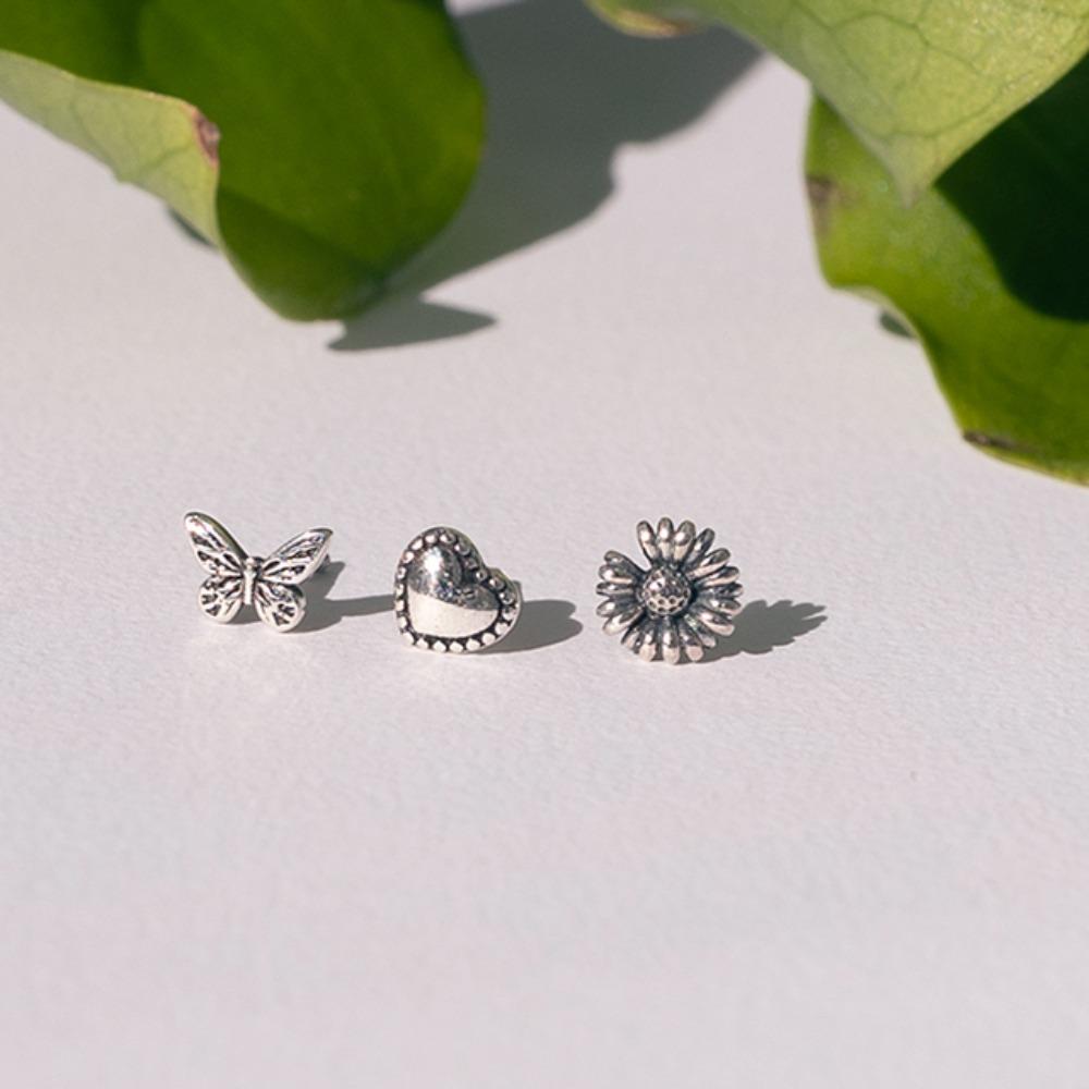 [925 sliiver] 엔티크미니미 피어싱(0.8mm)