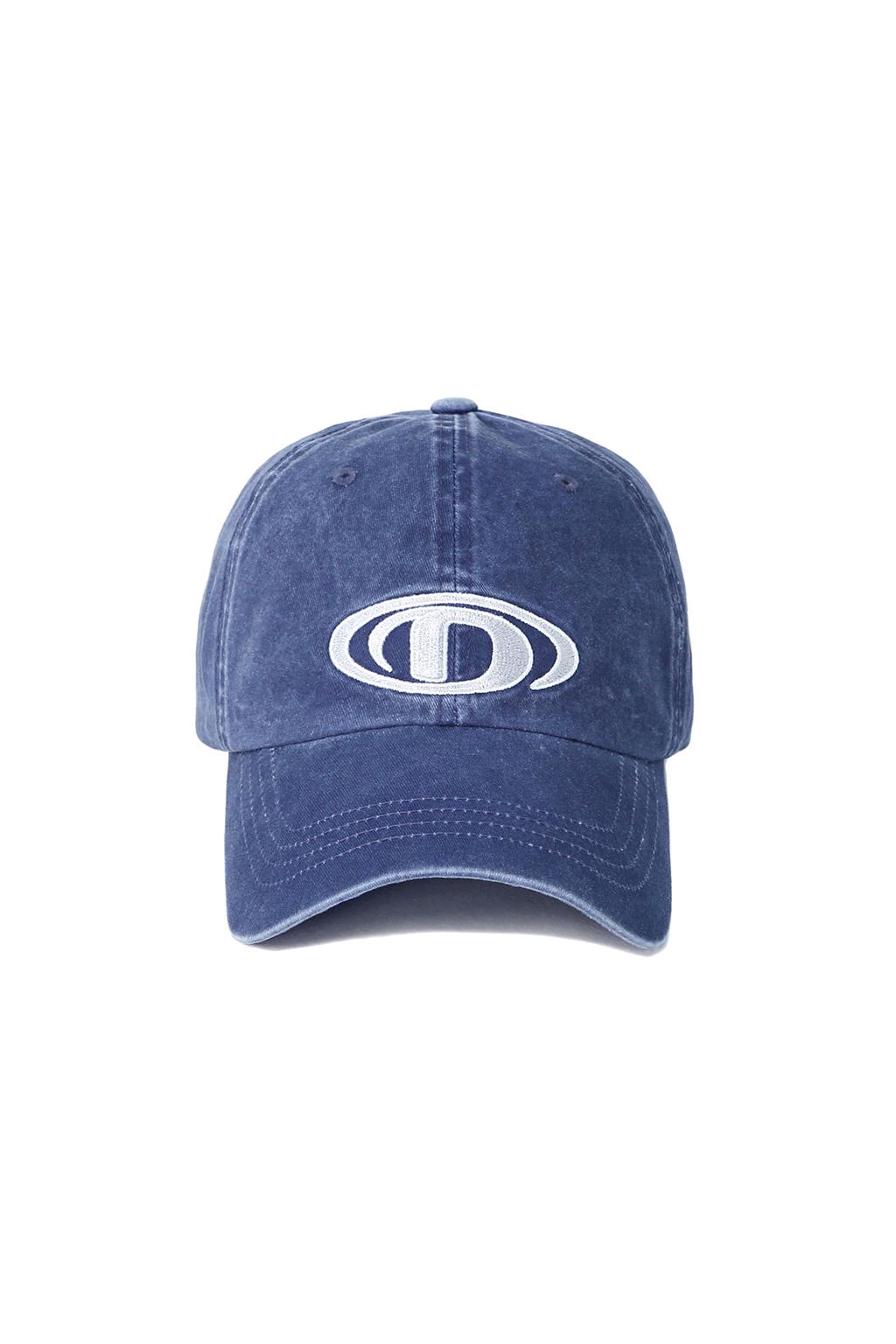WASHED ICONIC LOGO CAP [NAVY]