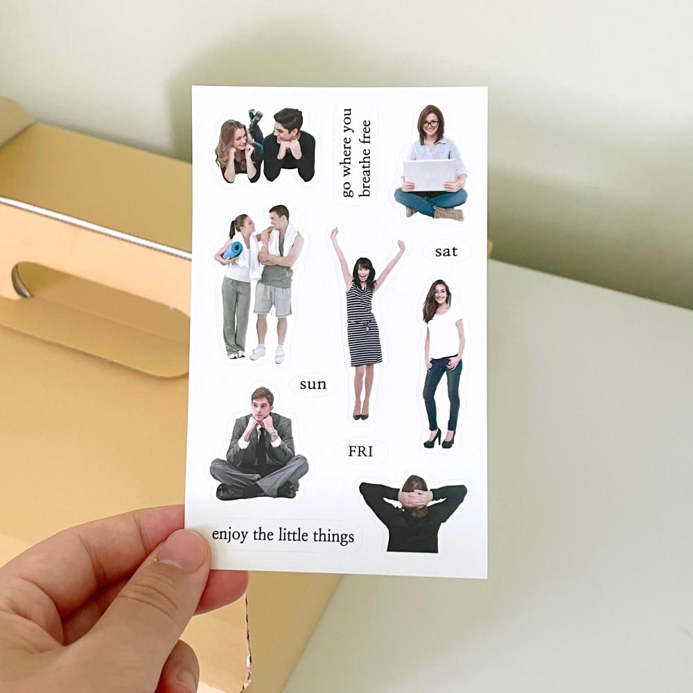 다꾸 인물 사람스티커 people2