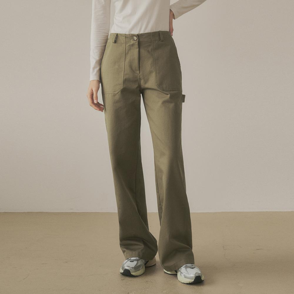 SIPT7057 carpenter pants_Khaki brown