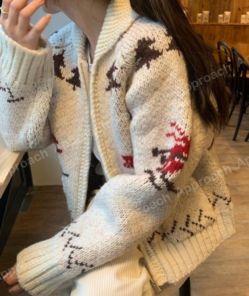 [어프로치] 80'S 스키 코위찬 가디건 3color