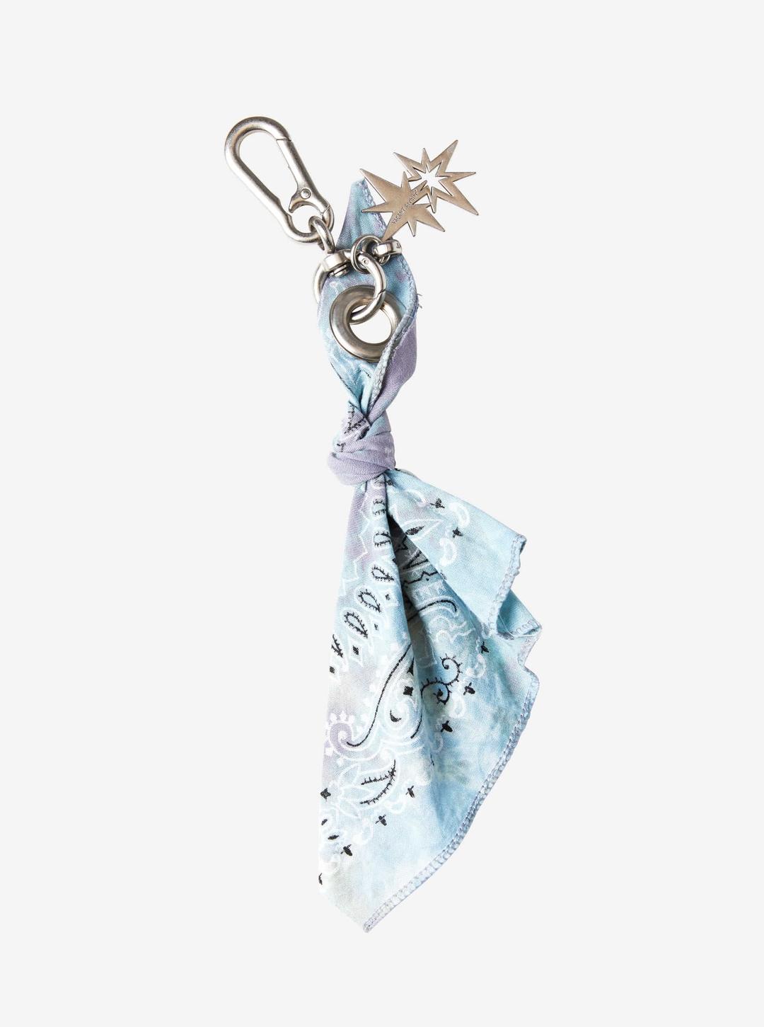 DYED BANDANA KEYRING SKY