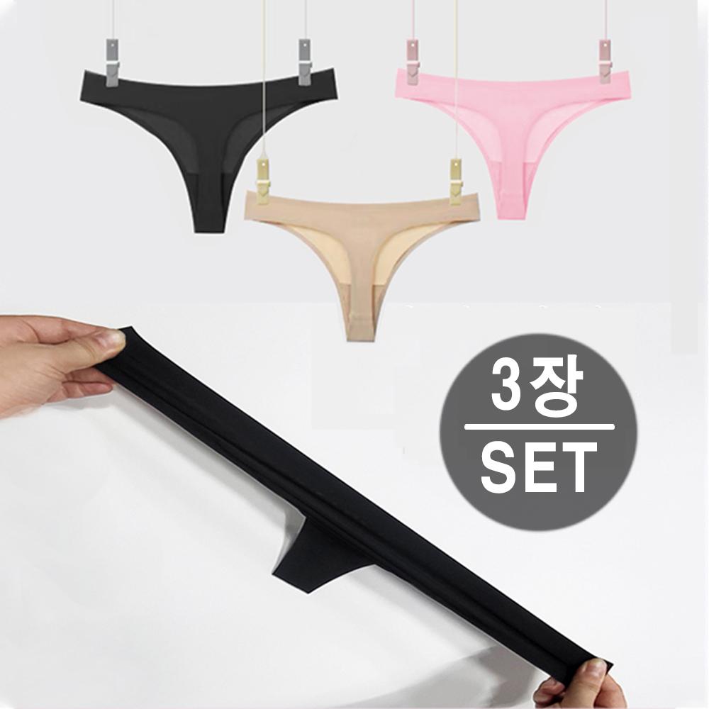버블라임 [자국NO]심리스 노라인 티팬티 3장묶음 G01