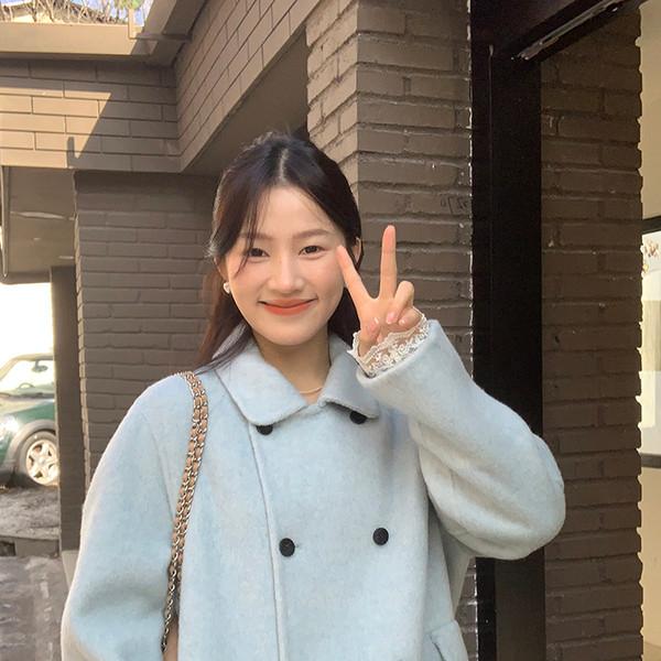 IIT soft double-sided handmade wool coat