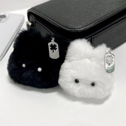 [몽몽샵] 행운부적 리본 백몽&깜몽 🐰 키링