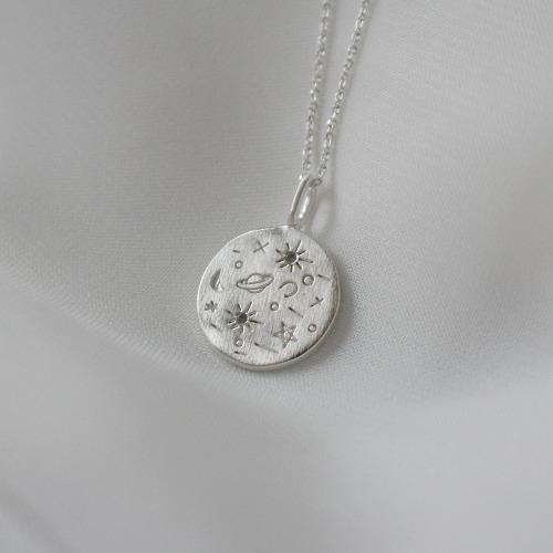 실버925 라운드 유니벌스 은목걸이