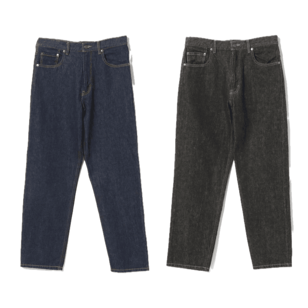 빔즈 플러스 5포켓 와이드 데님 2색상