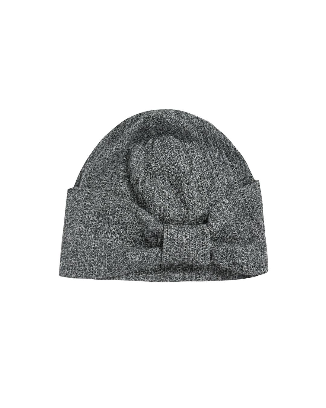 RIBBON KNIT BEANIE [MELANGE]_10월 20일 예약배송