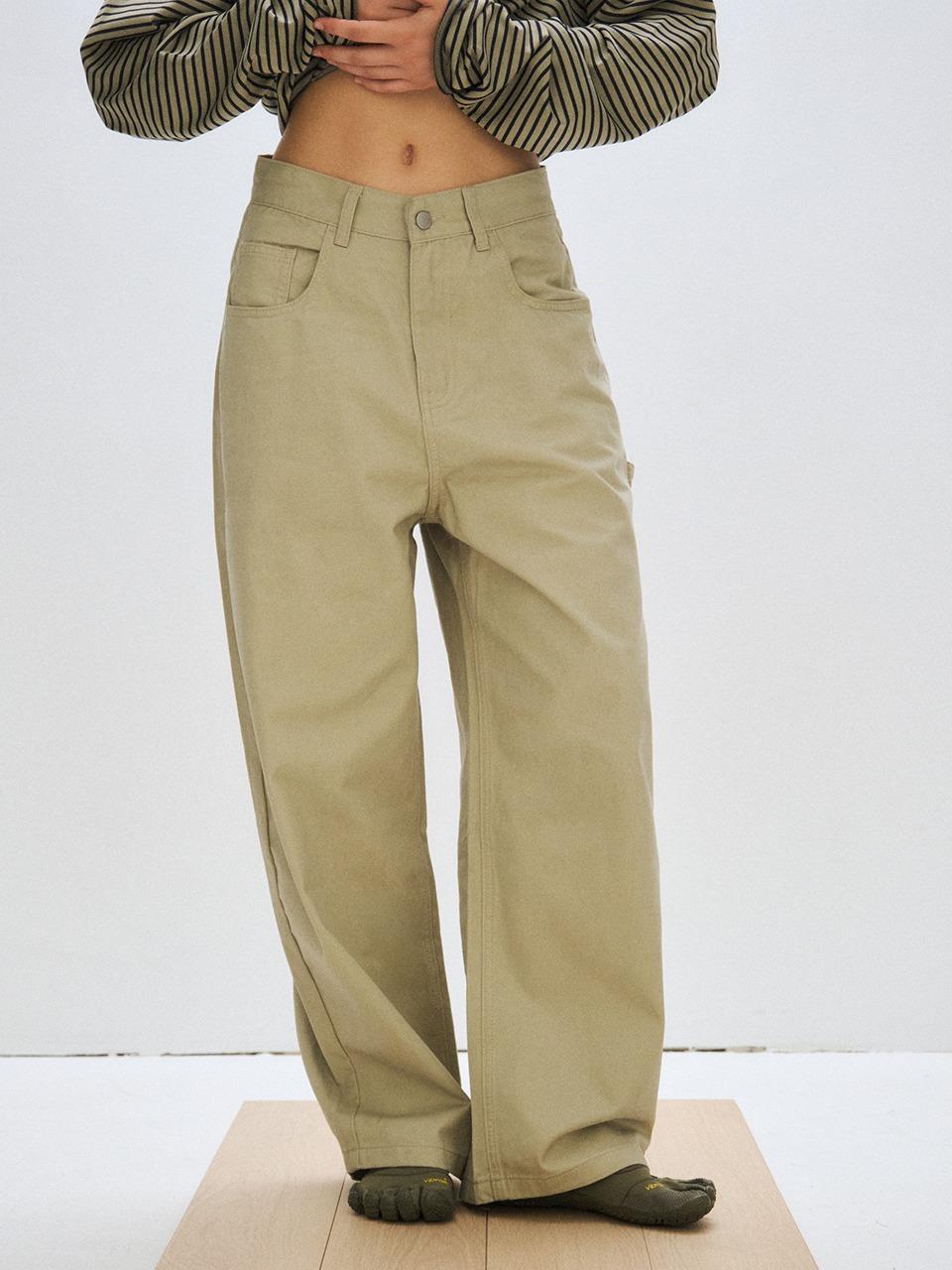 [PLZPROJECT]CARPENTER CHINO PANTS, BEIGE