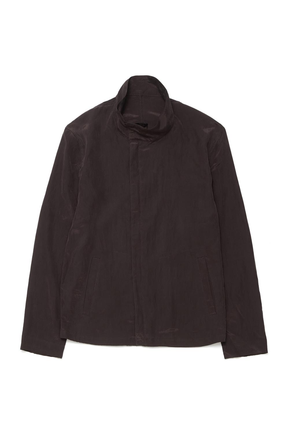 High Neck Shirket Burgundy