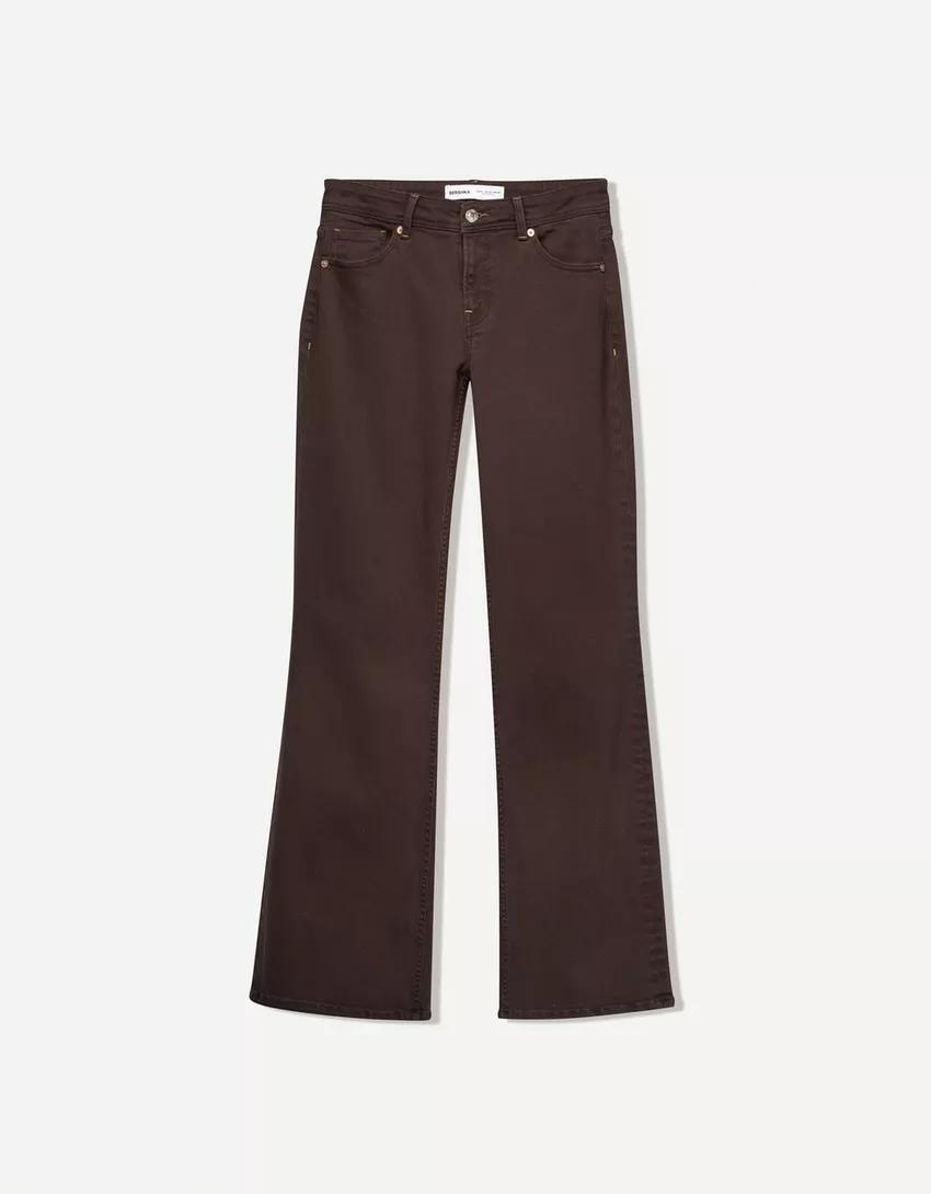 Low waist boot-cut jeans