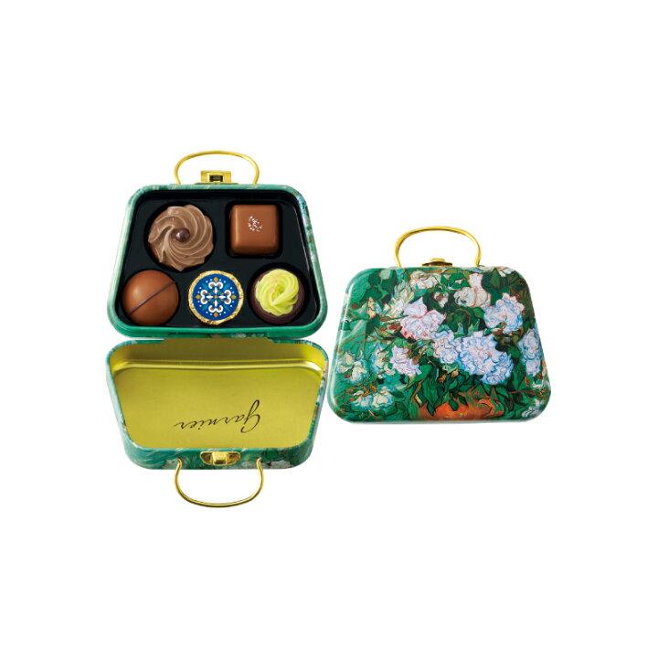 곤차로프 가르니에 2026년 발렌타인 명화 고흐 장미 미니 틴 케이스 초콜릿 (5개입)