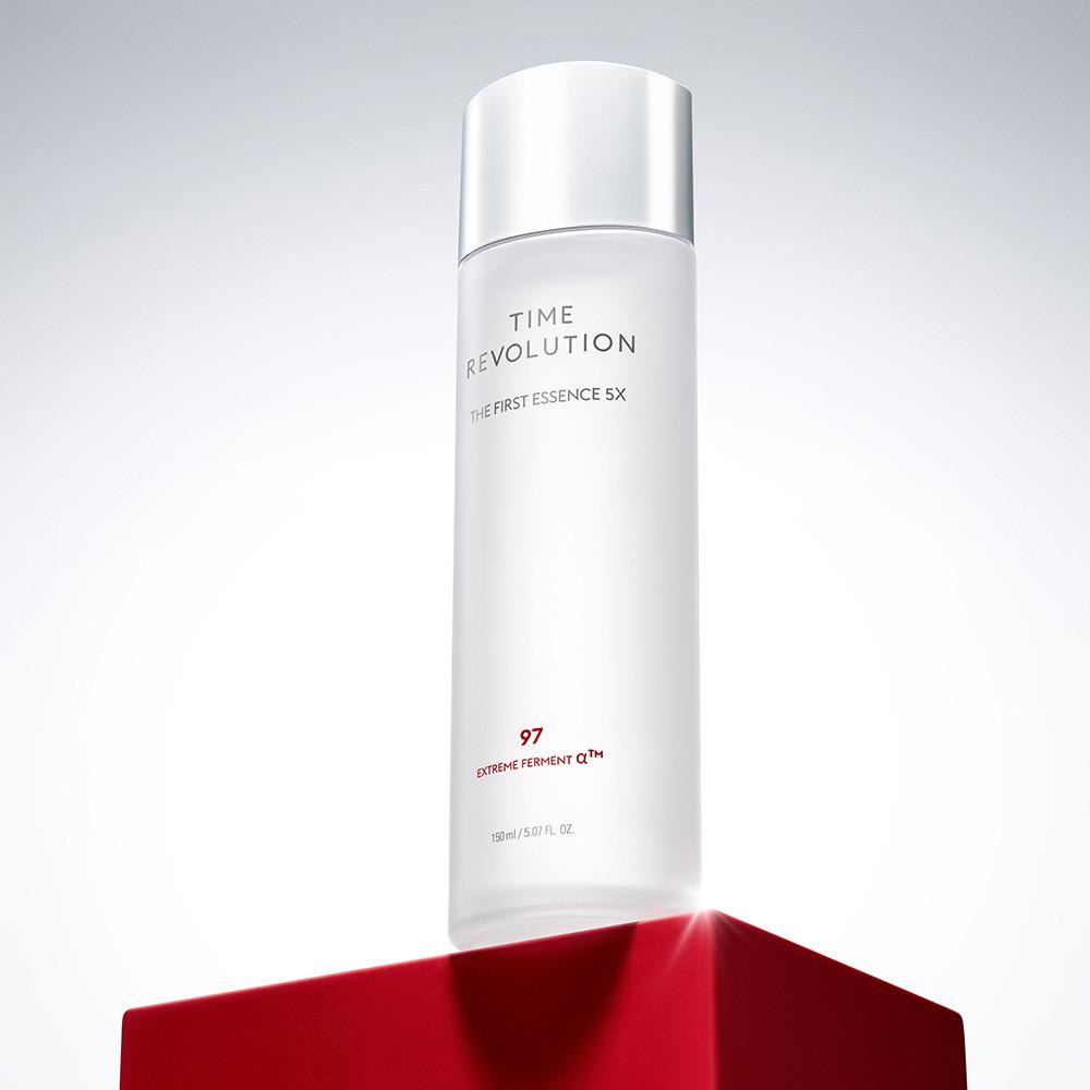[미샤] NEW 타임 레볼루션 더 퍼스트 에센스 5X 180ml  +(증정) 모던섀도우 매트 [오피스 코랄] 증정