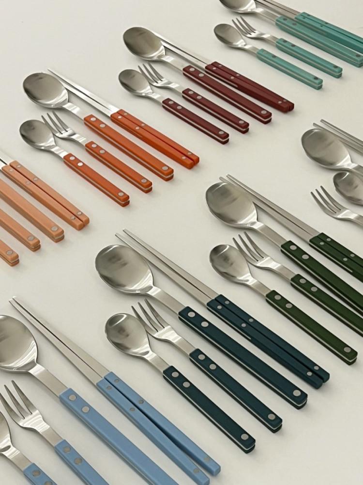 부기데이 보겐 쌍띠에 샤틴 커트러리 티포크