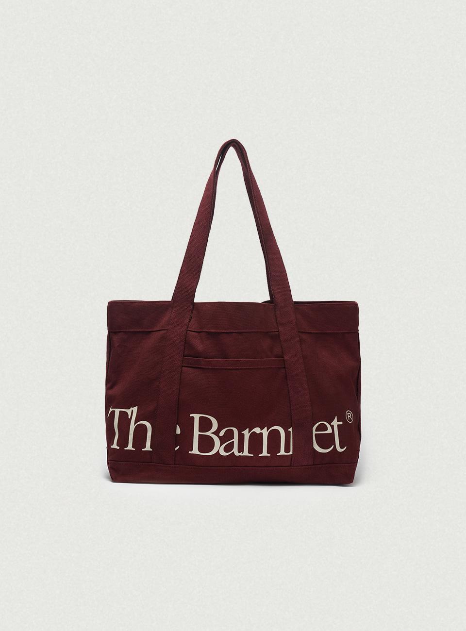Canvas Baren Tote Bag_Burgundy