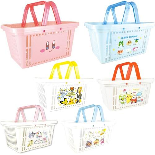 별의 커비 짱구는 못말려 산리오 포켓몬스터 캐릭터 바스켓 소품바구니