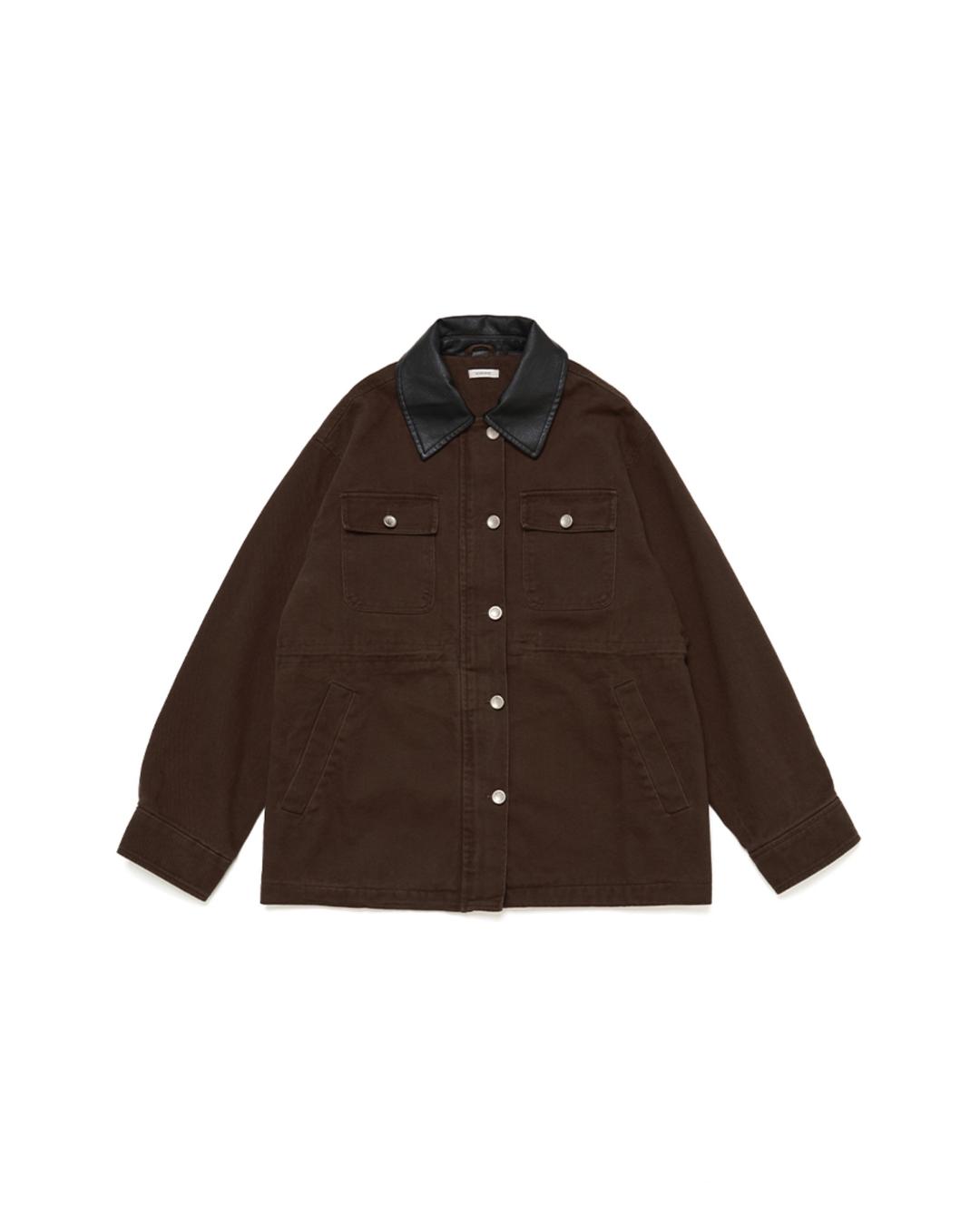 [Pre-order_9/19일 순차배송] Vintage Half Work Jacket [BROWN]