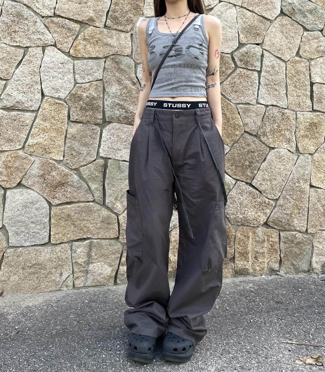 big pocket strap wide cargo pt