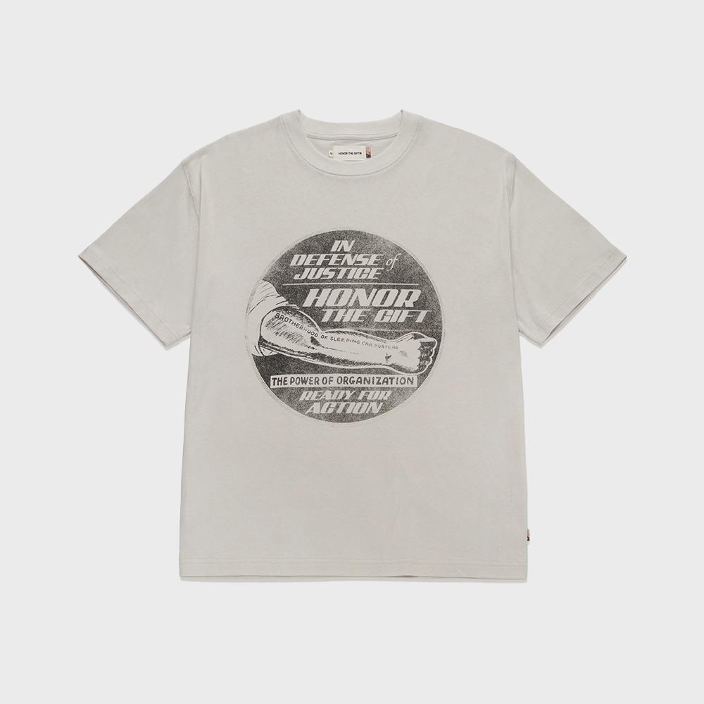 오너더기프트 READY FOR ACTION 티셔츠 - 본 (HTG230192)