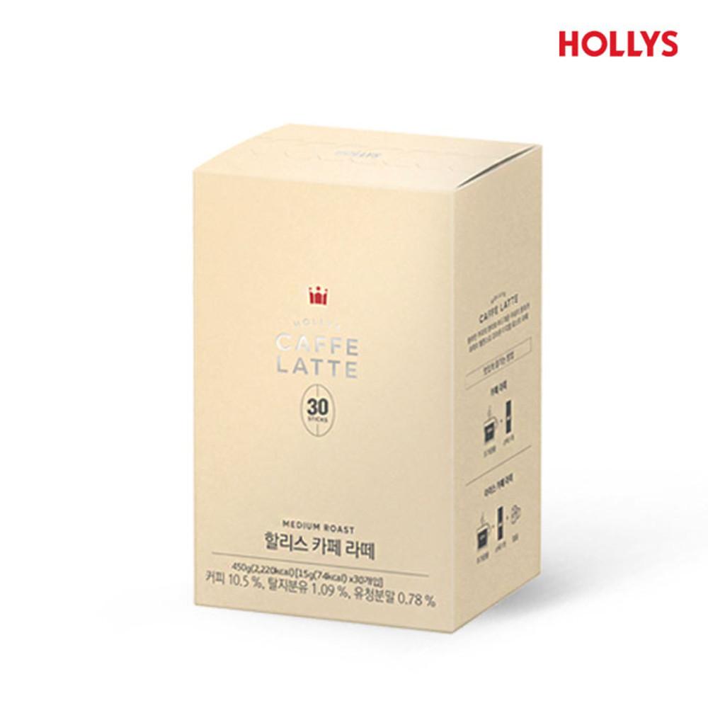 [할리스] 카페라떼 스틱커피 30T