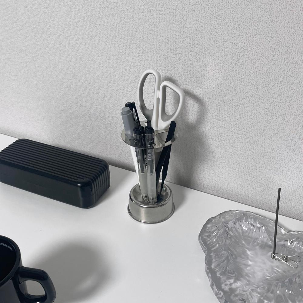 연필통 볼펜꽂이 펜꽃이 스텐연필꽂이