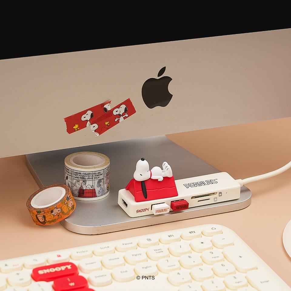 피너츠 스누피 USB 멀티허브