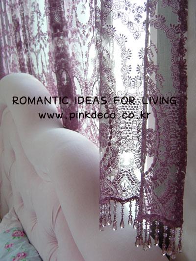 바이올렛 비즈 커튼