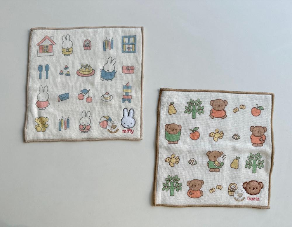 미피손수건 가제 타월손수건 미니타올 보리스 일본손수건