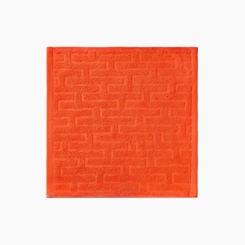 1P 시그니처 오렌지 수피마 핸드타올 34x34